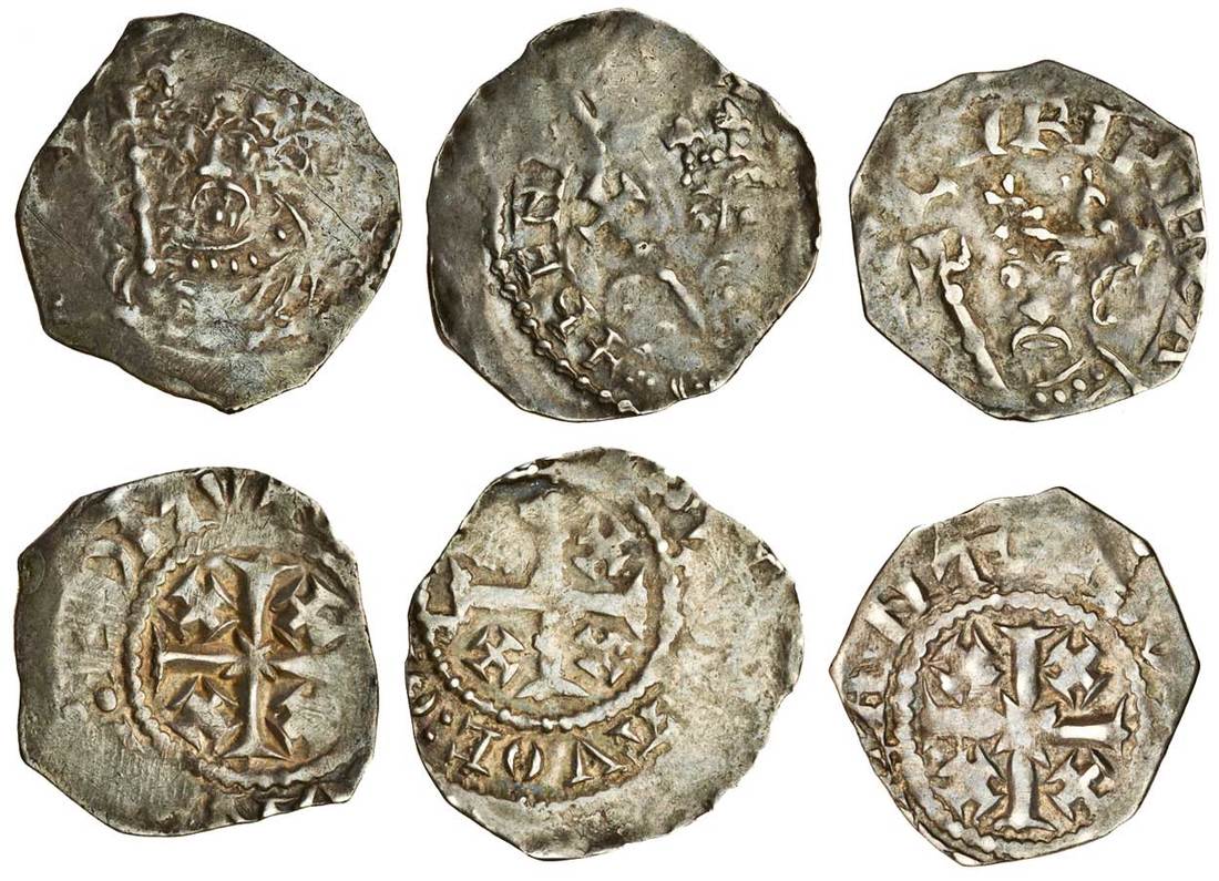 Henry II (1154-1189), ‘Tealby’ coinage, 1158-80, Pennies (3), Bury St. Edmunds (1), Raul, F1, 1.40g