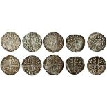 Henry III (1216-1272), ‘Long Cross’ Coinage, Pennies (5), Phase 3, Canterbury, Class 5g, Alein, 1.4