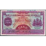 Barclays Bank (Dominion, Colonial and Overseas), Antigua, printer's archival specimen $5, 1 March 1