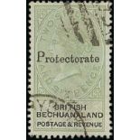 Bechuanaland Bechuanaland Protectorate 1888 (Aug.) ½d. to 2/6d. with additional ½d. (handstamped "s