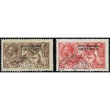 Bechuanaland Bechuanaland Protectorate 1914-15 Waterlow 2/6d. deep sepia-brown and 5/- rose-carmine