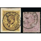 Ascension Great Britain Used in Ascension 1902-11 3d. purple on yellow cancelled by fine complete 1