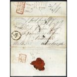 Cape of Good Hope 1822-40 entires/entire letters (9) to the UK,