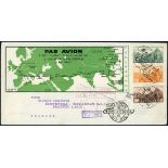 China 1936 (12 Feb.) first China to Europe flight by C.N.A.C. souvenir envelope to Germany