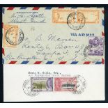 Cayman Islands 1913-46 selection of ten envelopes