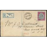 Bermuda 1920 (29 Oct.) envelope registered from St. Georges to New York,