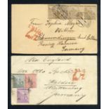 Cape of Good Hope 1881-1903 selection of covers comprising items to Germany (5 with rates of 1d.,