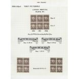 New Zealand 1898-1907 Pictorial Issue 1898 London Issue Collection, ex Michael Burberry, well writt