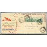 China 1933 Shanghai-Canton and Canton-Shanghai C.N.A.C. souvenir envelopes,