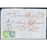 Trinidad 1873 (17 Sept.) entire letter "pr German Line"