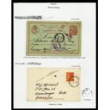 Grenada Postmarks and Cancellations Instructional Marks Missent: 1905-73 group of covers