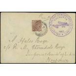India 1925 (2 Feb.) envelope to Nowshera, bearing 1a. with Risalpur cancellation