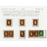 1861-64 Watermark Star Issue Clean-cut and Intermediate perf 14 to 15½ 5d. chestnut, clean-cut perf