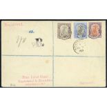 Montserrat 1903-28 envelopes (6)