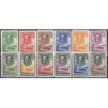 Bechuanaland 1932 ½d. to 10/-, fine mint.