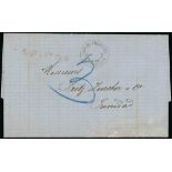 Trinidad Maritime Mail 1869 (16 Dec.) entire letter from Ciudad Bolivar, Venezuela