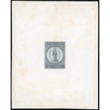 Virgin Islands 1867-70 Issue Essay 4d. in grey-blue showing Virgin with twelve lamps and aureole on