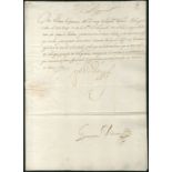 Spain 1640 (7 Mar.) entire letter written by King Phillip IV from Madrid