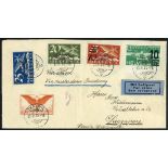 Switzerland 1935 (23 Nov.) airmail envelope to Straits Settlements