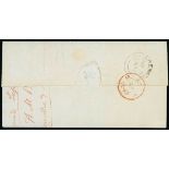 Grenada Postal History Open Top Datestamp, Sans Serif Letters: 1847 (9 Aug.) wrapper to the Mission
