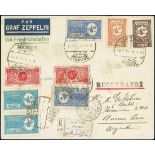 Saudi Arabia 1934 (11 July) envelope registered from Mecca to Buenos Aires, from the fourth 1934 Z