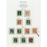 Grenada Postmarks and Cancellations Gouyave (St. John's) "A" A collection of the double circle, typ