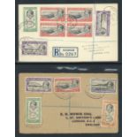 Ascension 1924-35 selection of envelopes/fronts,