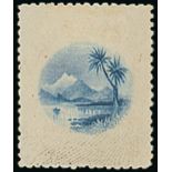 New Zealand 1898-1907 Pictorial Issue 1898 London Issue 1d. blue and yellow brown Lake Taupo with f