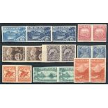 New Zealand 1898-1907 Pictorial Issue Proofs 2½d. "wakatipu" (two distinct shades), 4d., 5d., 6d. p