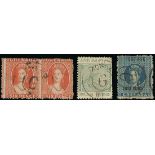 Grenada Postmarks and Cancellations St. George's/Perdmontemps (St. David's) "G" A small collection