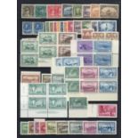 Canada 1908-63 mint selection (78) on stockpage, including 1908 Quebec set (part original gum),