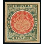 Grenada Revenues 1903-04 Coat of Arms £1 composite coloured die proof essay