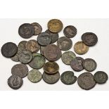 Roman Imperial. Lot of AEs, 1st-3rd Century. Mostly Asses and Dupondii, a few Sestertii. Includes