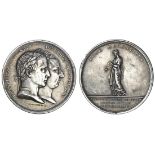 Austria. Emperor Franz I. Restoration of the Medical-Surgical Academy, 1824 Medal. Silver. 45mm. By