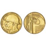 Italy. Vittorio Emanuele III (1900-1946). Medallic Gold 100 Lire, 1928. Anno VI. 32.46 gms. Tenth A