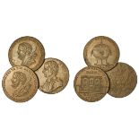 Great Britain. Trio of 18th Century Merchant Halfpenny Tokens: Middlesex. Political and Social Seri