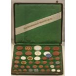 Germany. Porcelain Notgeld Presentation Set. 41-piece set housed in original plush-lined case, ca.