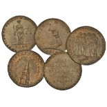 Great Britain. 18th Century Merchant Halfpenny Tokens: Kent. Maidstone. 1795. Figure of Justice. D&