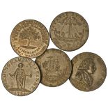 Great Britain. 18th Century Merchant Halfpenny Tokens: Kent. Hereford. 1794. Apple tree; SUCCESS TO