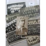 Rugby Union, a collection of 16 original postcard back pictures, mainly team groups, includes Cardif