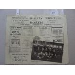1936 Rugby Union, Probables v Possibles, a programme from the Final trial match at Cardiff on 04/01/