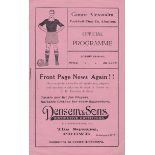 CREWE 48-9    Crewe home programme v Gateshead, 11/9/48, no writing.    Good