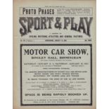 WEST BROM- LEICESTER FOSSE 1905    Issue of Sport and Play which was effectively the match programme