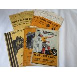 HULL CITY Ten home programmes from 1948 to 1963, includes v New Brighton 1948/49, v Doncaster 1952/