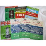 F.A CUP FINALS Seven programmes for 1958 (poor), 1961, 1962, 1968, 1969, 1971 and 1974. Fair/