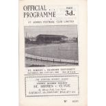 ST MIRREN v GLASGOW UNI Non-League in the Scottish Cup, 30 Jan 1960, played at Love Street.