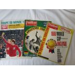 WORLD CUP 66 Three French World Cup 66 magazines/brochures. France Football Magazine Special July 66