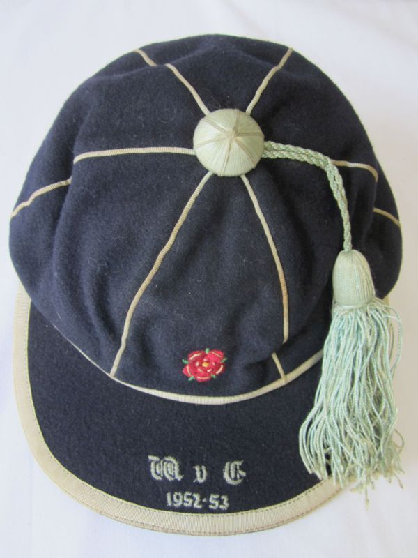 ENGLAND SCHOOLS CAP 52-53 England Schools Cap, Wales v England, 52-53, not known to whom the Cap was