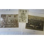 SOUTHALL / GRAYS ATH / PURFLEET FC An 8.5" X 5.5" photo card with player portraits for season 1926-