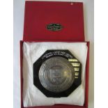 CHARITY SHIELD Mappin and Webb boxed Charity Shield plaque inscribed Liverpool v West Ham United,